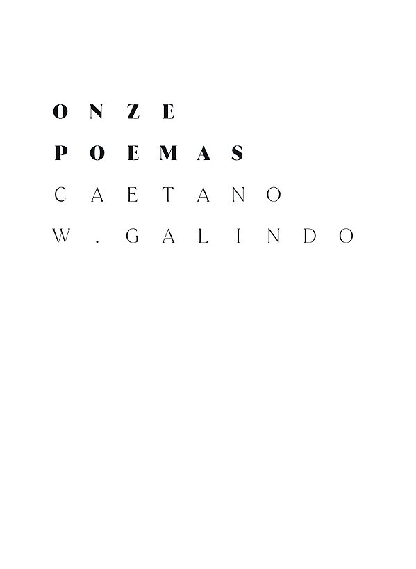 Onze Poemas..-
