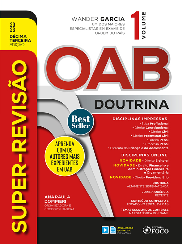 Super Revisão Oab - Doutrina Completa - 13ª Ed - 2023 - Vol 1..-