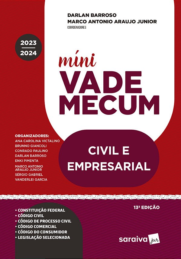 Mini Vade Mecum - Civil E Empresarial - Meu Curso - 13ª Edição 2024