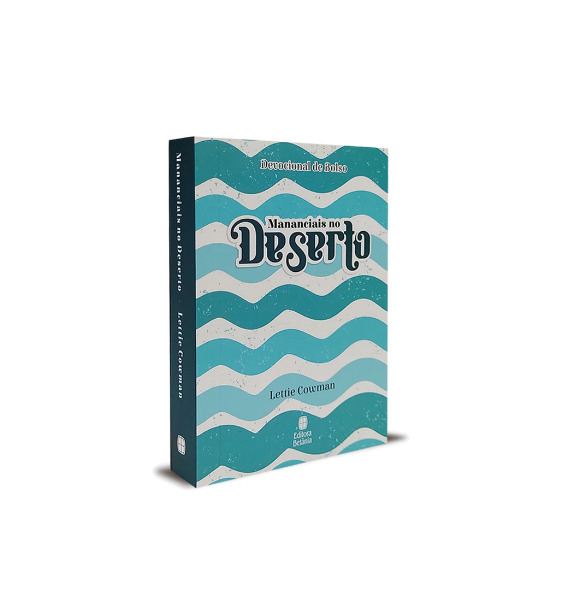 Mananciais No Deserto - Devocional De Bolso - Azul..-