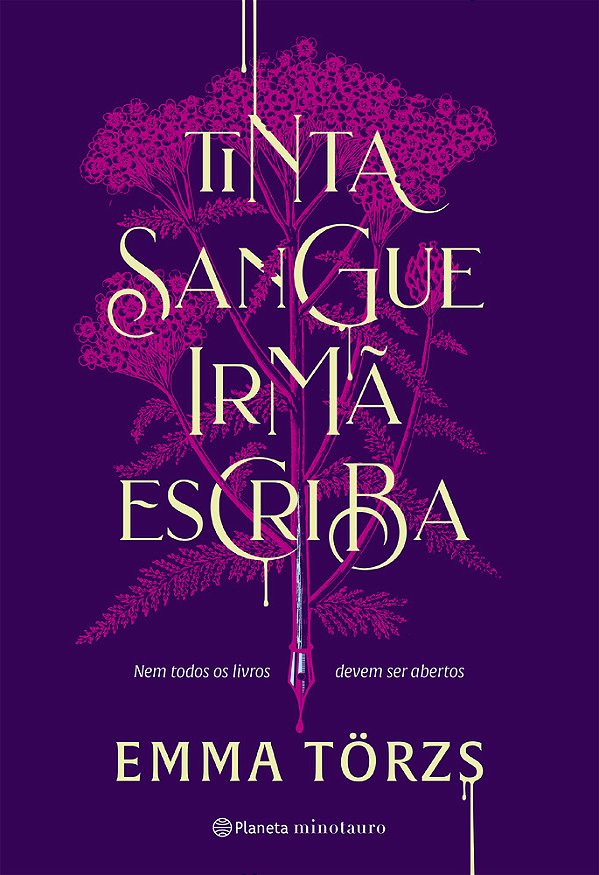 Tinta Sangue Irmã Escriba Nem Todos Os Livros Devem Ser Abertos..-