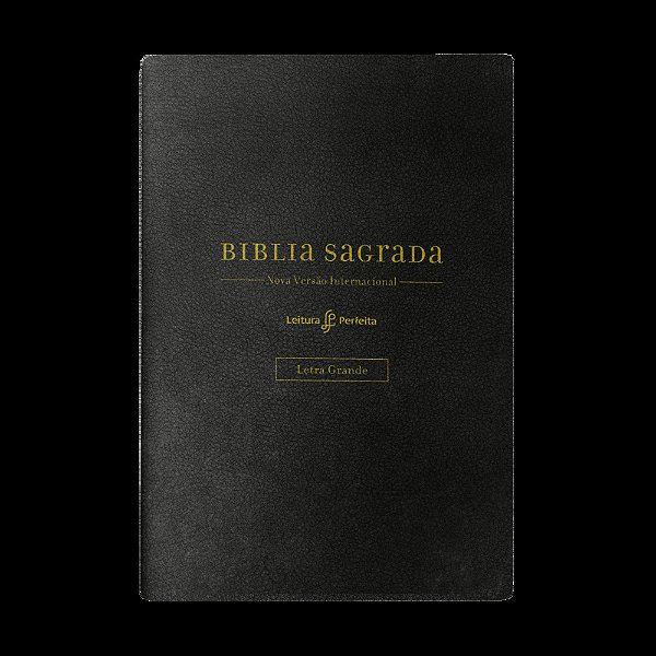 Bíblia Nvi, Couro Soft, Preto, Letra Grande, Com Espaço Para Anotações, Leitura Perfeita..-