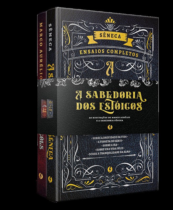 Kit - A Sabedoria Dos Estoicos – Edição De Luxo O Livro De Cabeceira Dos Principais Influenciadores De Finanças E Negócios..-