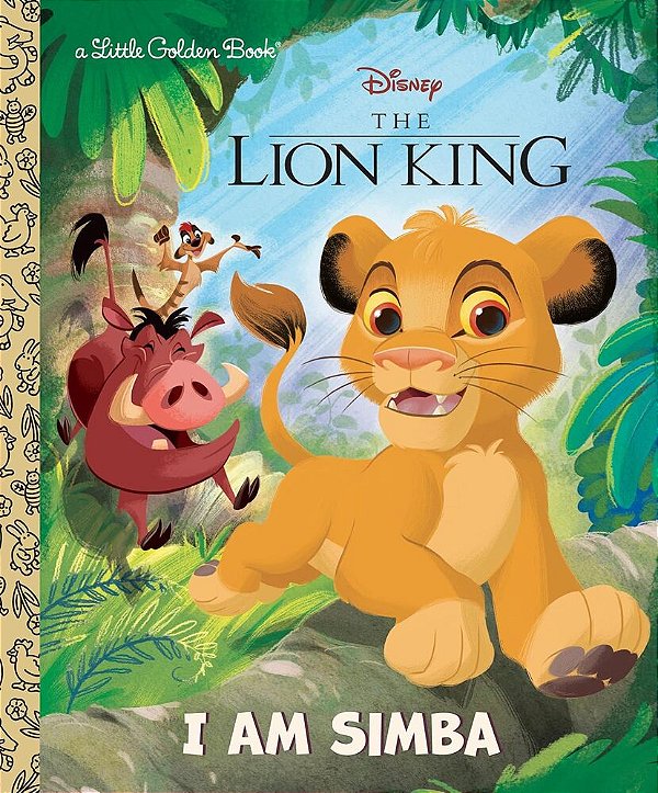 I Am Simba - Little Golden Book - Disney The Lion King-..
