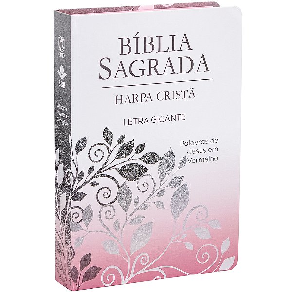 Bíblia Sagrada Letra Gigante Com Harpa Cristã - Capa Semiflexível Ilustrada, Ramo? Almeida Revista E Corrigida (Arc)