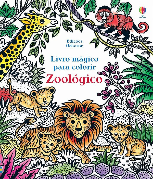 Zoológico: Livro Mágico Para Colorir