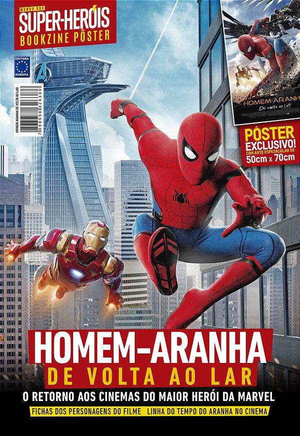 Superpôster Mundo Dos Super-Heróis - Homem Aranha: De Volta Ao Lar