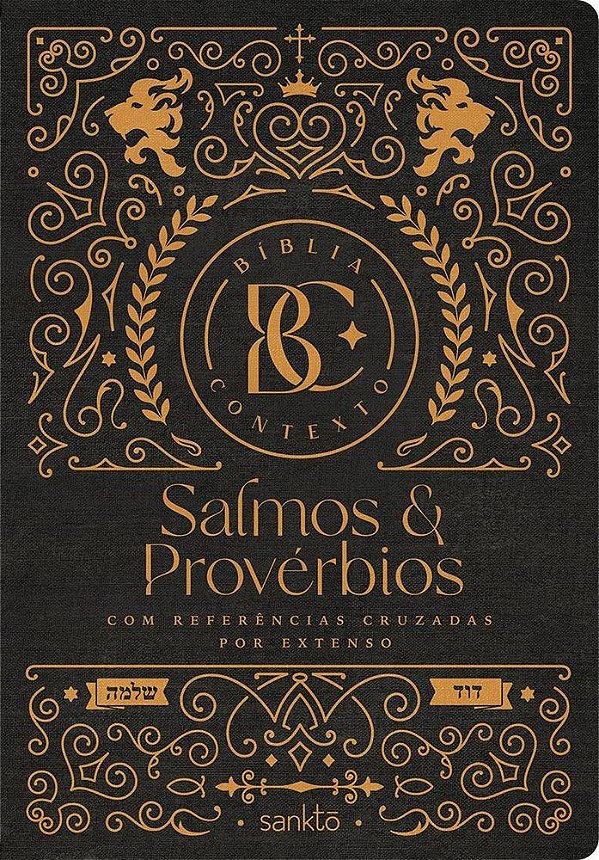 Bíblia Contexto - Salmos & Provérbios - Ornamentos Com Referências Cruzadas Por Extenso
