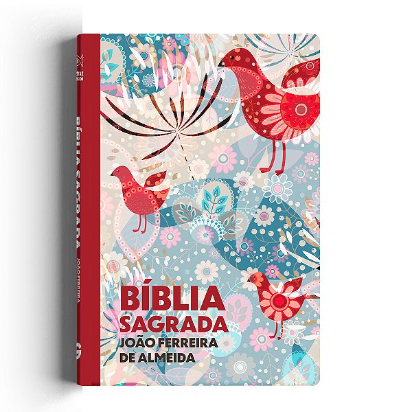 Bíblia Rc Grande - 1 Cor Capa Especial - Estampa Pássaros