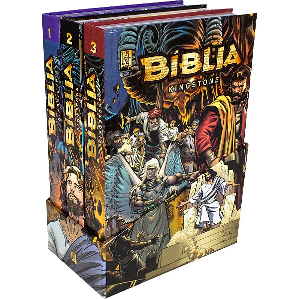 Bíblia Kingstone - 3 Volumes Em Quadrinhos Tradução Novos Leitores (Tnl)