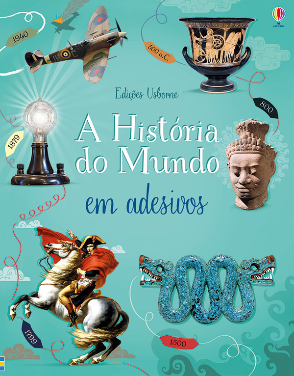 A História Do Mundo: Em Adesivos-..