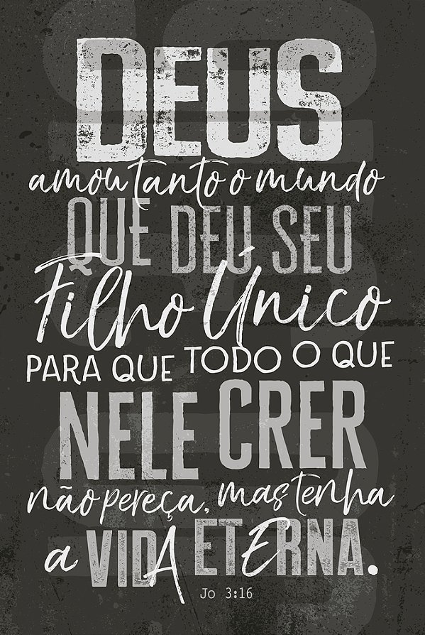 Bíblia Nvt Letra Normal - João 3.16 (Chumbo)