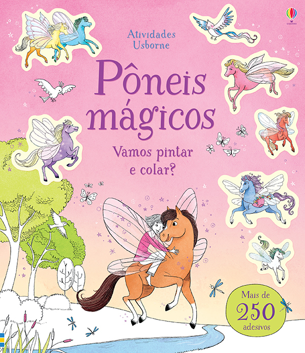 Pôneis Mágicos: Vamos Pintar E Colar?