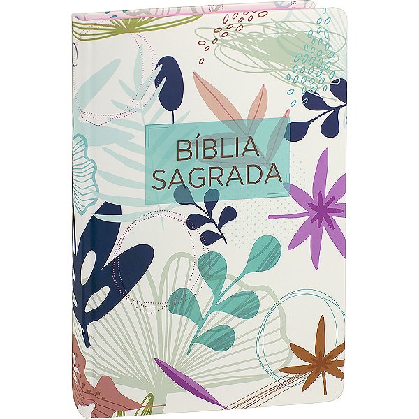 Bíblia Sagrada Almeida Revista E Atualizada - Capa Flores I Almeida Revista E Atualizada (Ara)
