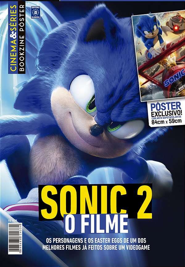 Superpôster Cinema E Séries - Sonic 2 - O Filme