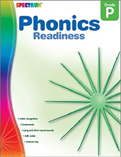 Phonics Readiness Workbook Grade Pk Paperback-..