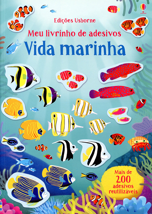 Vida Marinha: Meu Livrinho De Adesivos
