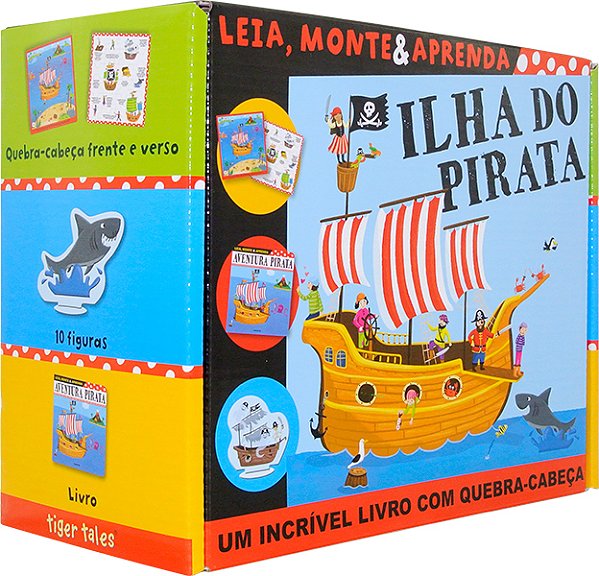 Ilha Do Pirata: Leia, Monte E Aprenda-..