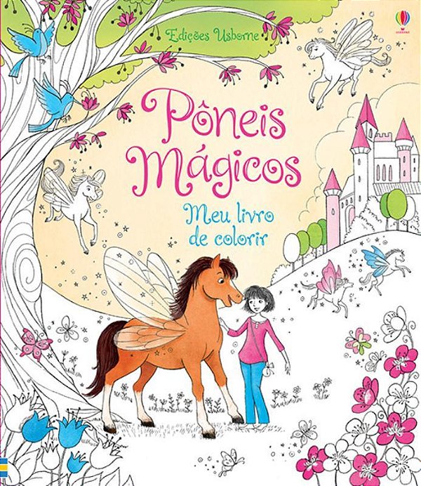 Pôneis Mágicos: Meu Livro De Colorir