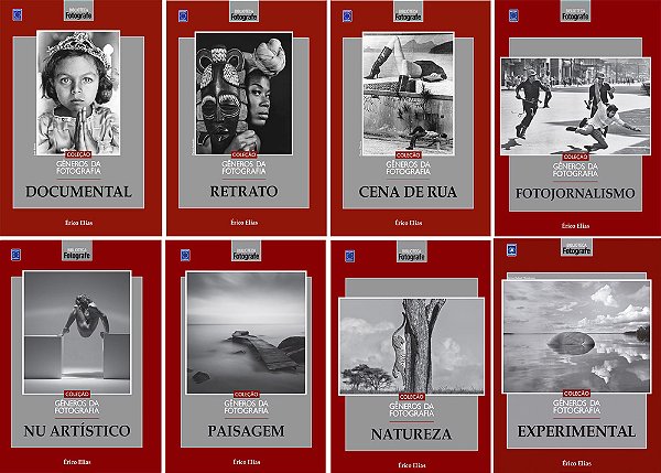 Coleção Gêneros Da Fotografia (8 Livros)