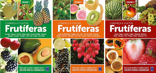 Frutíferas: Conheça E Cultive (Coleção - 3 Volumes)