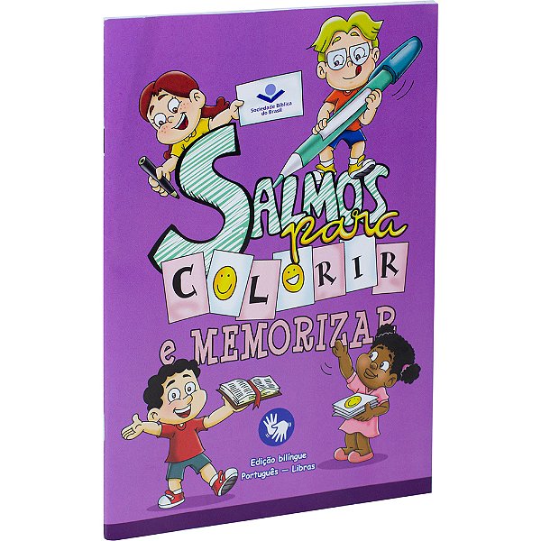 Salmos Para Colorir E Memorizar - Português E Libras Tradução Novos Leitores (Tnl)