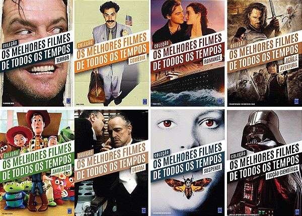 Coleção Os Melhores Filmes De Todos Os Tempos (Completa - 8 Volumes)