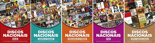 Coleção Os Mais Famosos Discos Nacionais (5 Volumes)