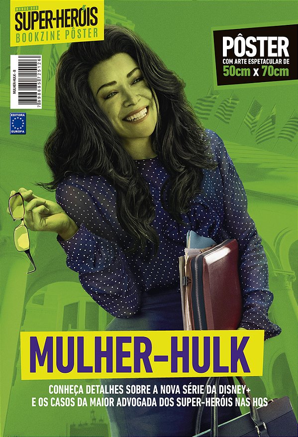 Superpôster Mundo Dos Super-Heróis - Mulher-Hulk - Arte A