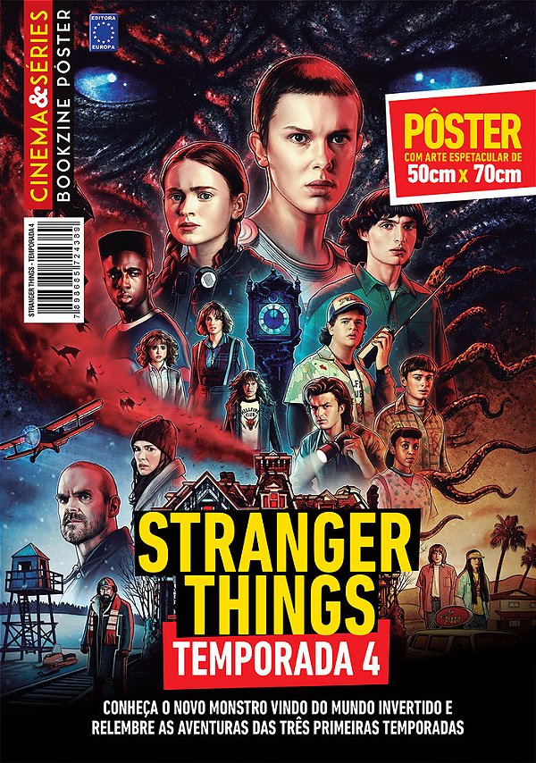 Superpôster Cinema E Séries - Stranger Things 4 - Arte B