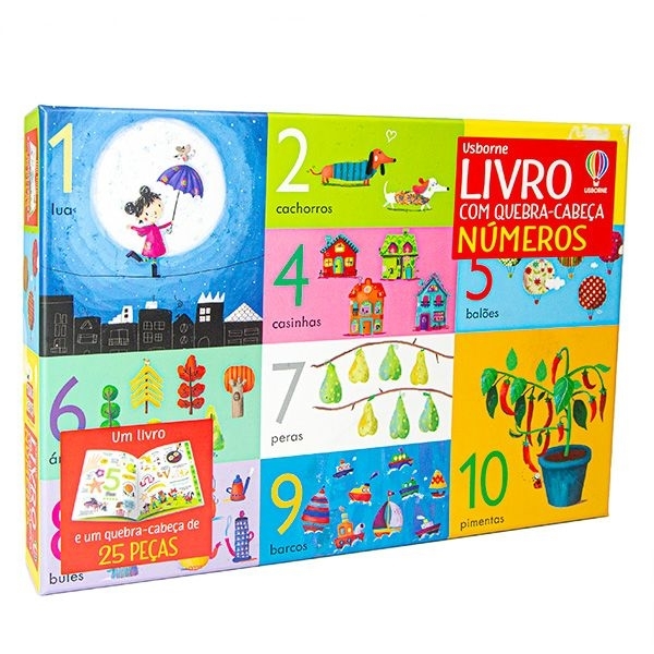 Livro Com Quebra-Cabeça - Números