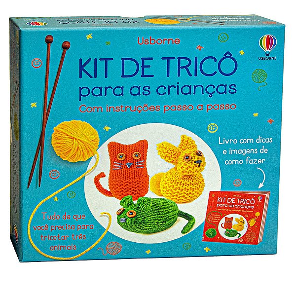 Kit De Tricô Para As Crianças