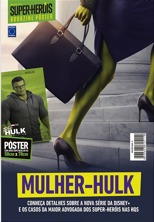 Superpôster Mundo Dos Super-Heróis - Mulher-Hulk - Arte B