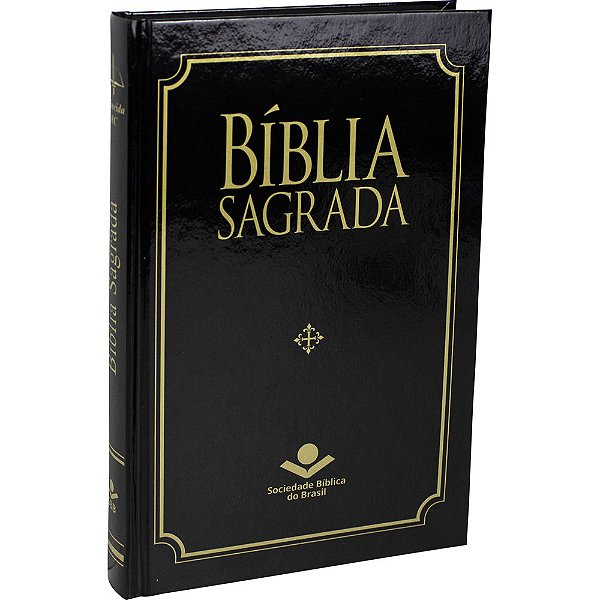 Bíblia Sagrada Almeida Revista E Corrigida - Capa Preta Almeida Revista E Corrigida (Arc)