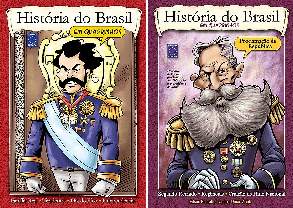 História Do Brasil Em Quadrinhos (Coleção - 2 Volumes)