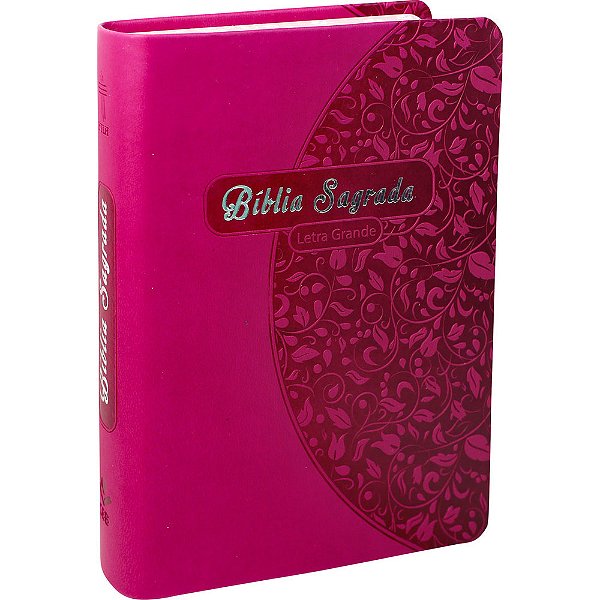 Bíblia Sagrada Letra Grande - Couro Sintético Pink Nova Tradução Na Linguagem De Hoje (Ntlh)