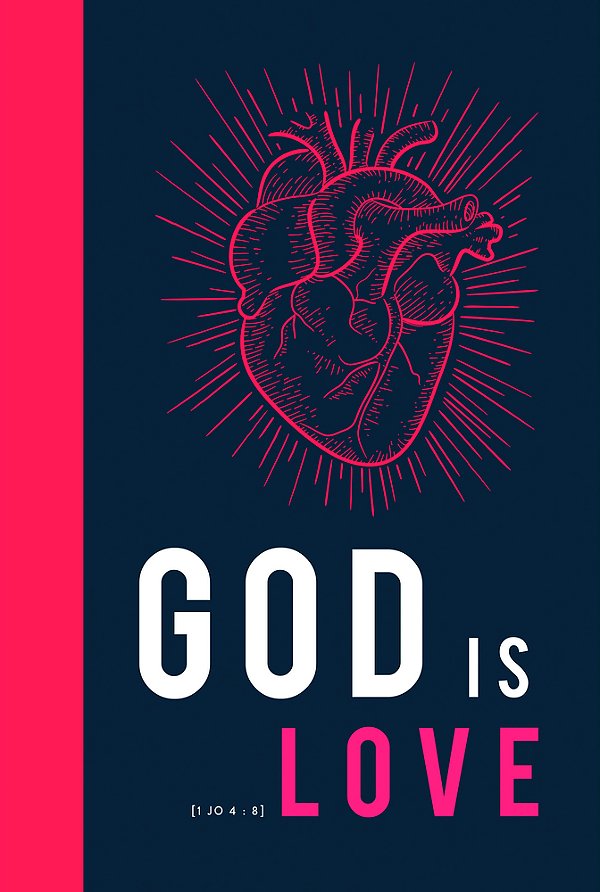 Bíblia Nvt Letra Normal - God Is Love (Letra Normal/Capa Dura)