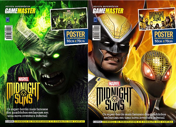 Superpôster Game Master - Midnight Suns - Arte A+b