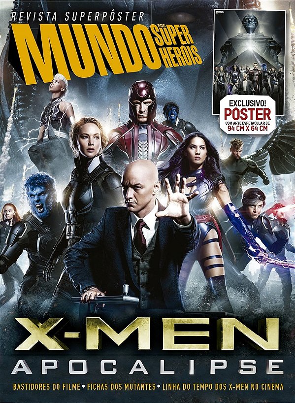Superpôster Mundo Dos Super-Heróis - X-Men Apocalipse