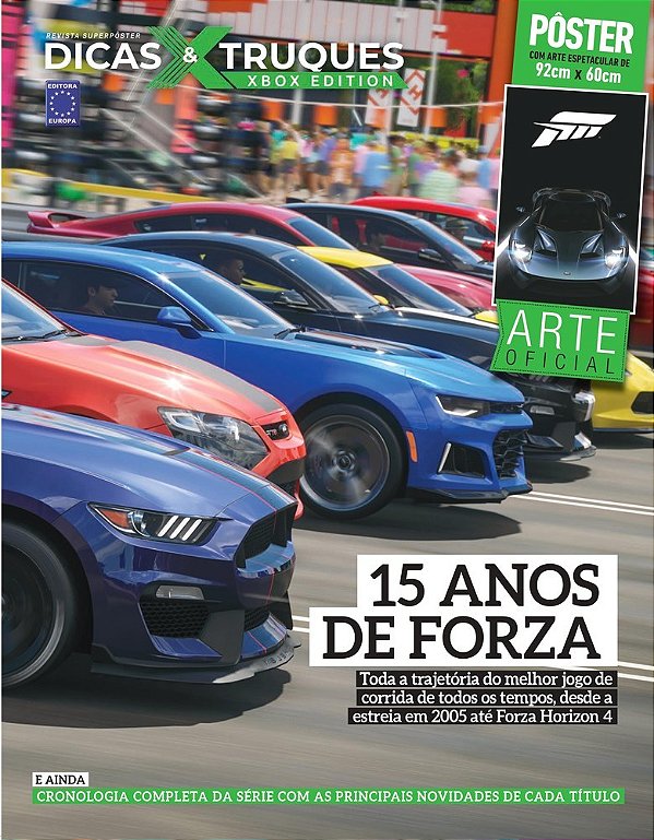 Superpôster Dicas E Truques Xbox Edition - 15 Anos De Forza