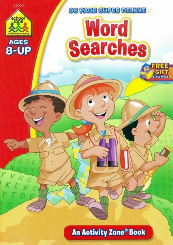 Super Deluxe Word Searches Activity Zone Wb