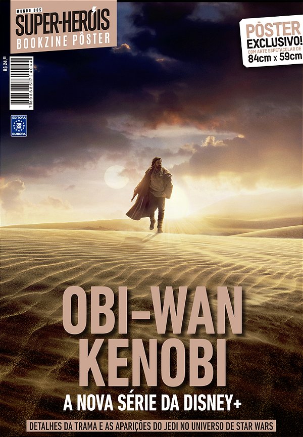Superpôster Mundo Dos Super-Heróis - Obi-Wan Kenobi - Arte A