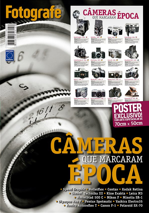 Pôster Fotografe - Câmeras Que Marcaram Época