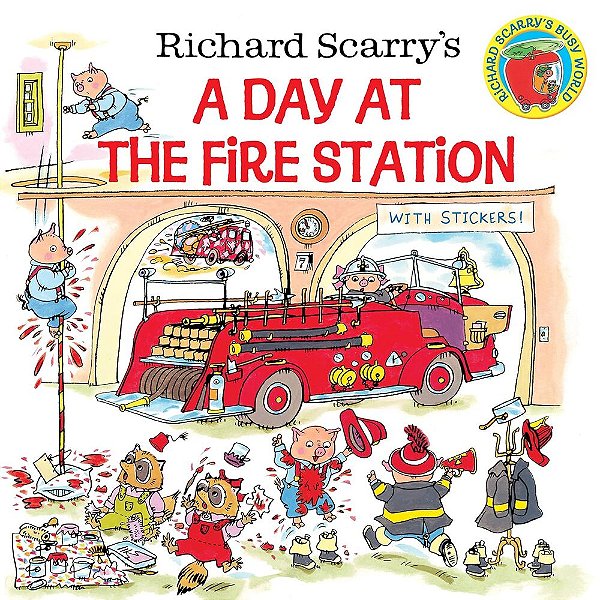 Richard Scarry's A Day At The Fire Station - Pictureback..-