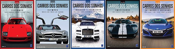 Coleção Carros Dos Sonhos (Completa - 5 Volumes)