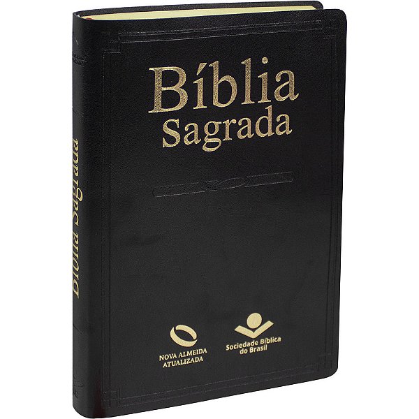 Bíblia Sagrada Nova Almeida Atualizada - Capa Couro Sintético Preta Nova Almeida Atualizada (Naa)