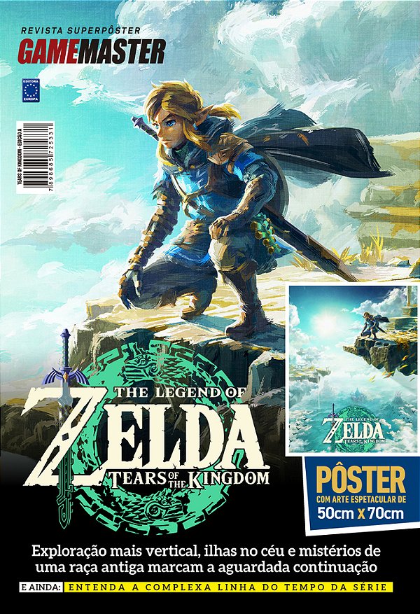 Superpôster Game Master - Zelda: Tears Of The Kingdom - Arte A