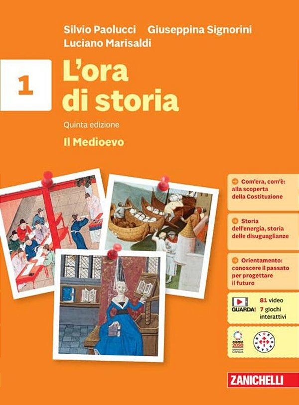 L'Ora Di Storia 1 - Libro Con Ebook E Tipologia Minister
