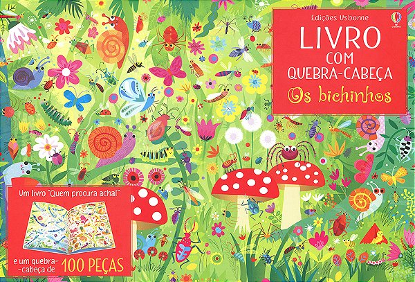 Os Bichinhos: Livro Com Quebra-Cabeça