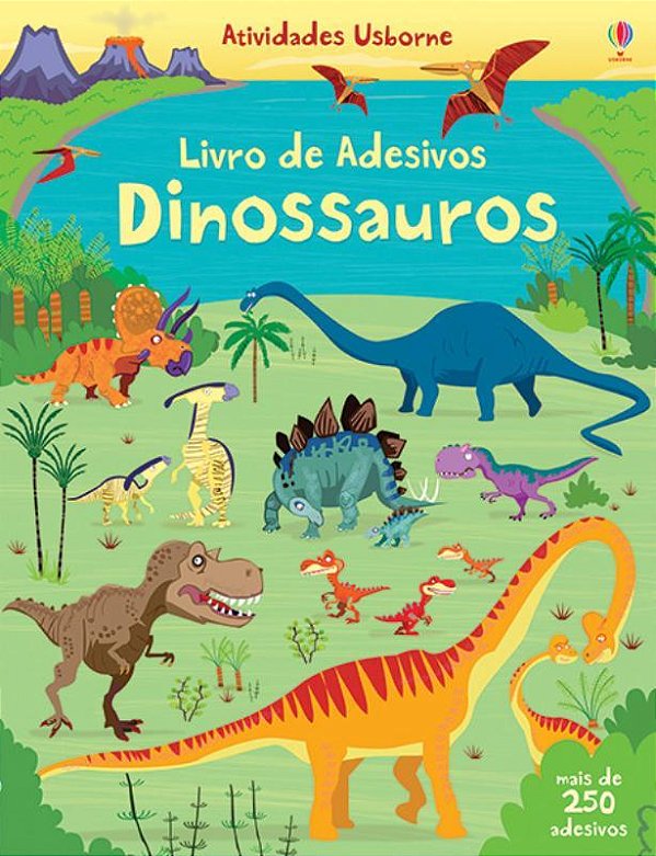 Dinossauros: Livro De Adesivos
